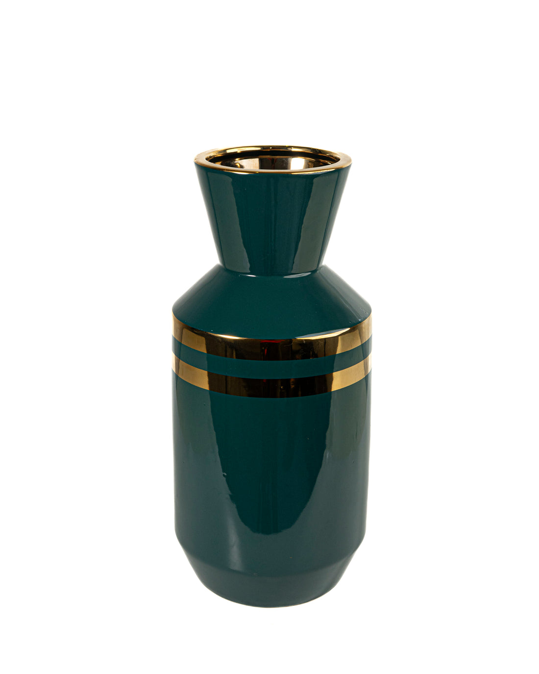 Elegant Green Ceramic Flower Vase (DGE 499/137-42)