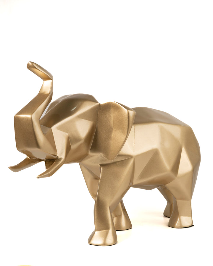 Modernistic Geometric Elephant sculpture - LM-7061-37