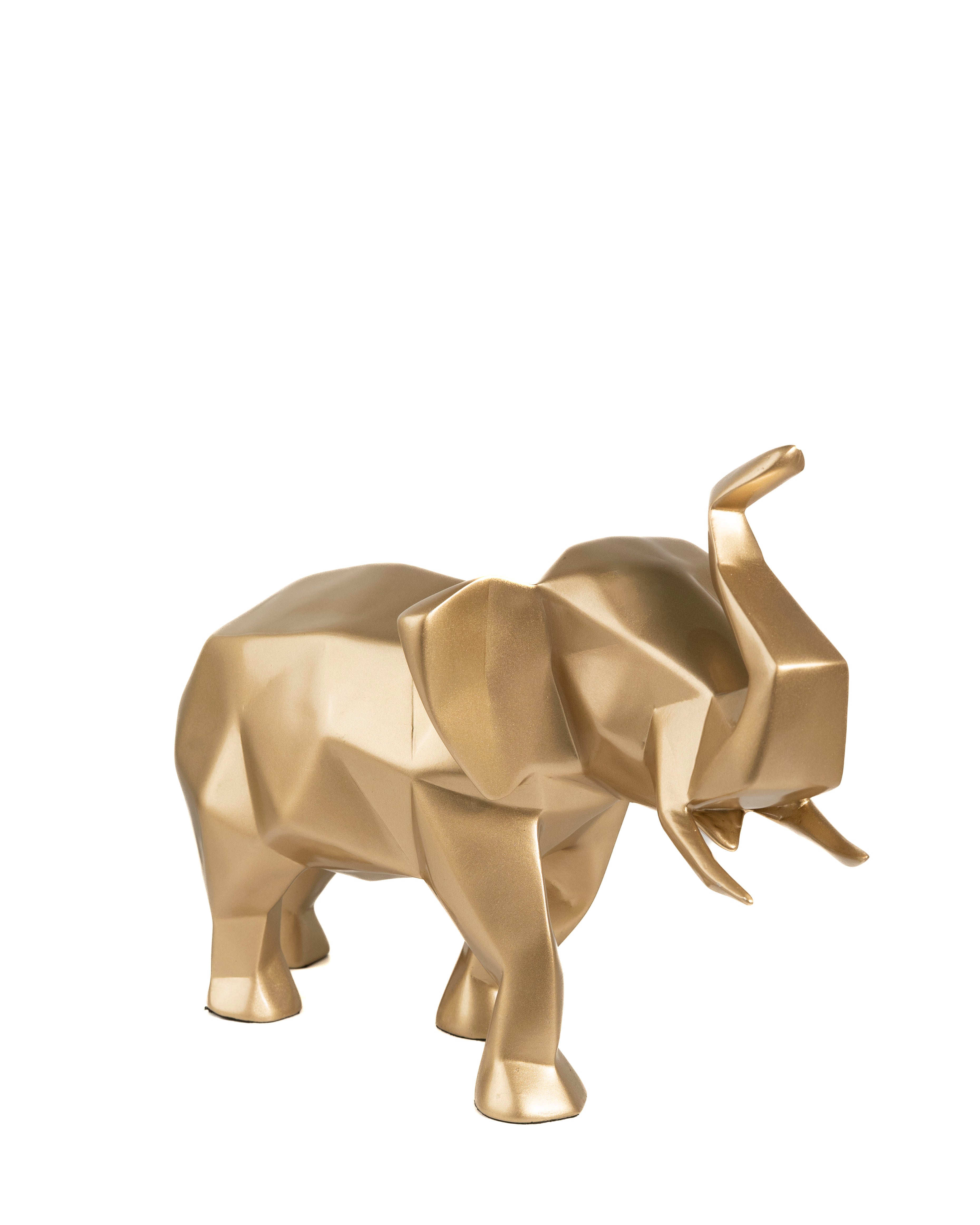 Modernistic Geometric Elephant sculpture
