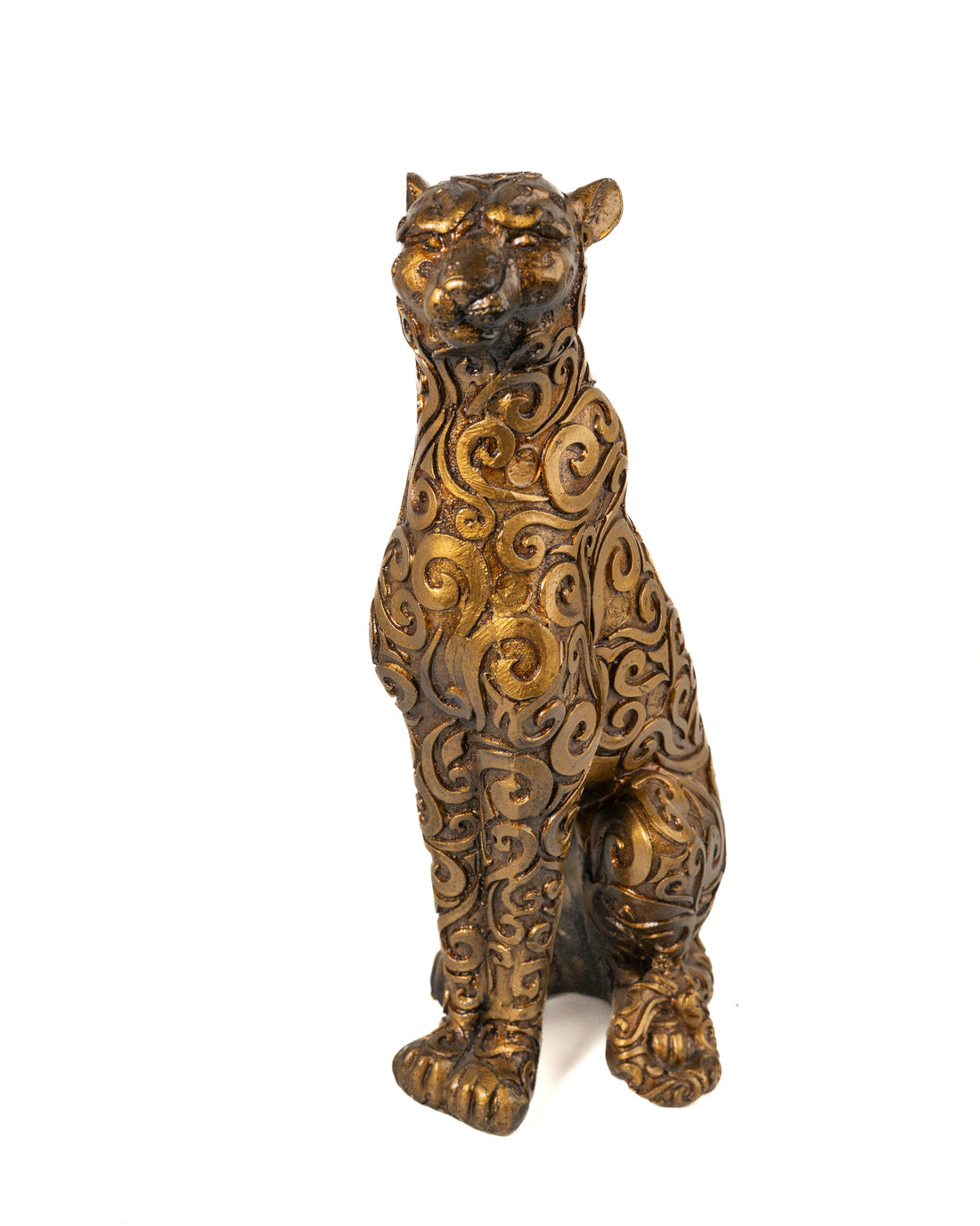Artistically Detailed Jaguar Sculpture