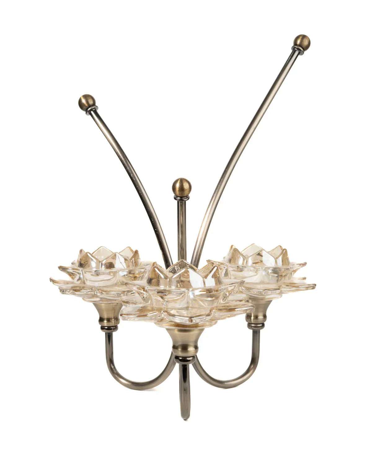 Designer Three-Light Candle Holder Stand