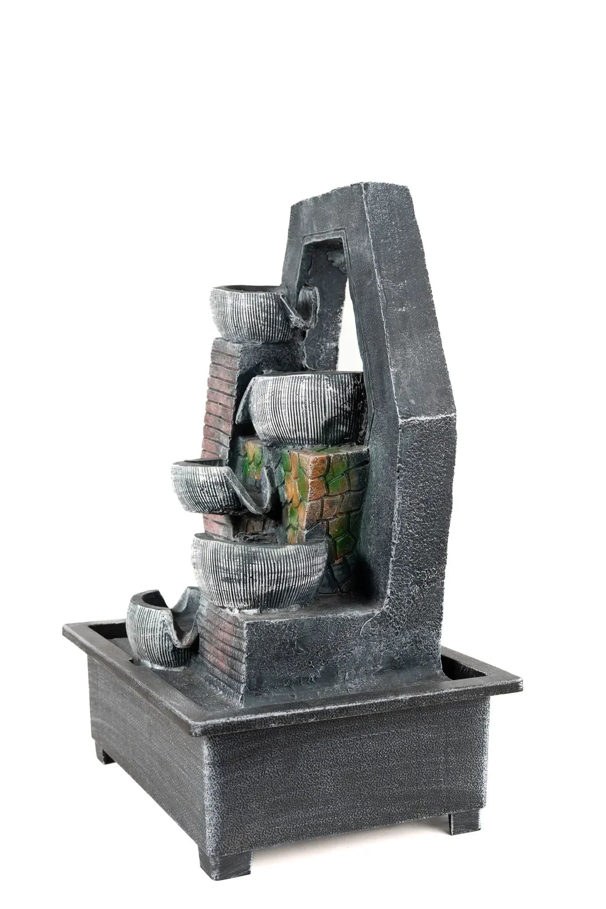 Elegant Geometric Bowls Fountain