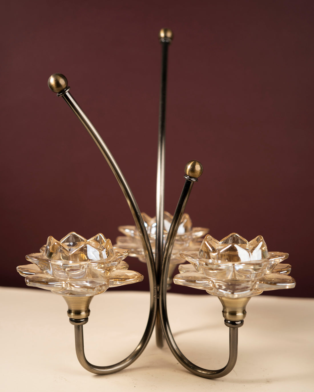 Designer Three-Light Candle Holder Stand (DJMD 3.59 CANDLE)