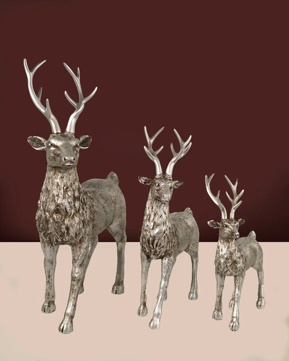 Set of three decorative Reindeer