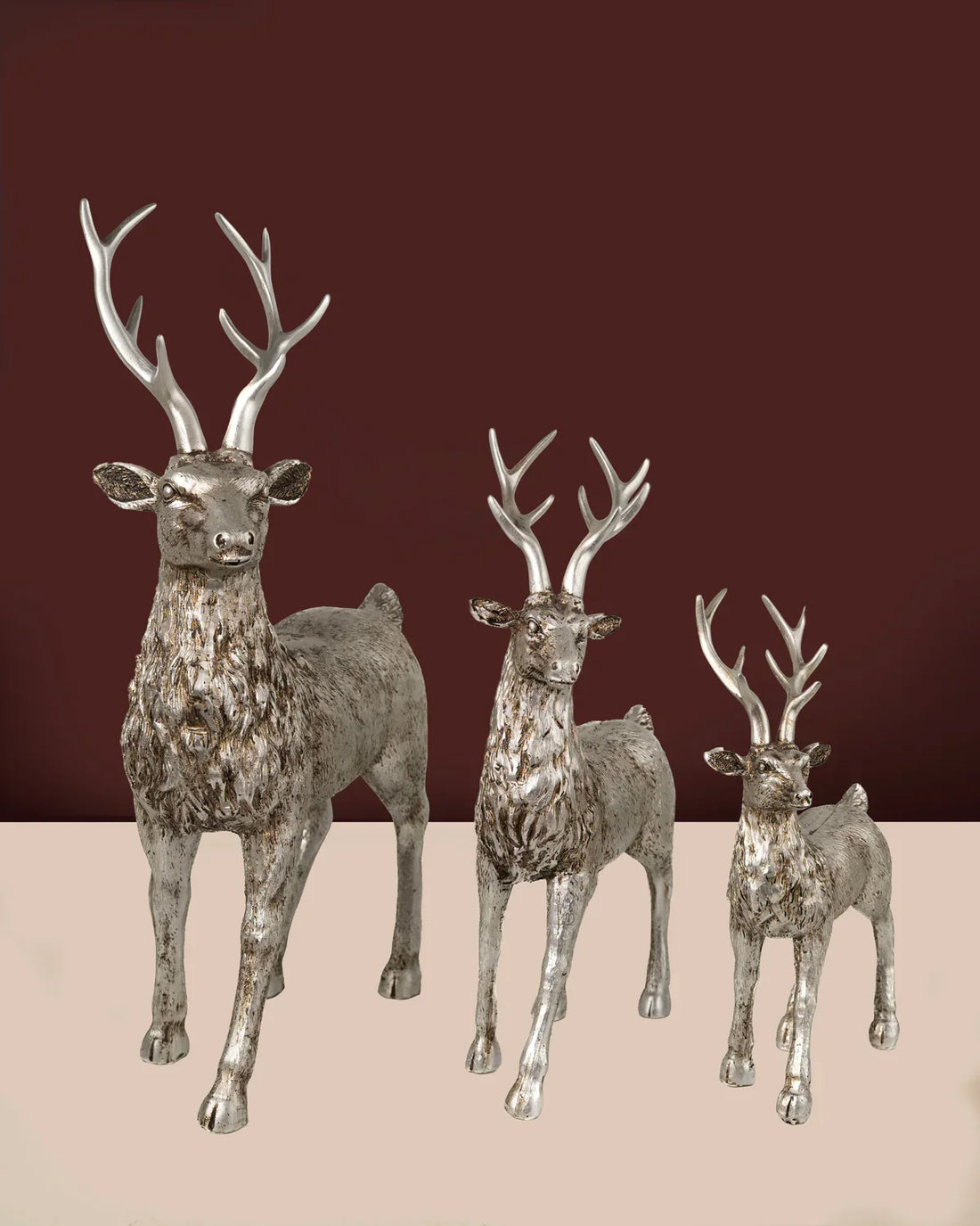 Set of three decorative Reindeer