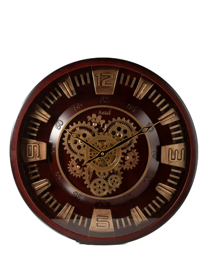 Vintage-Modern blend style Gear Clock